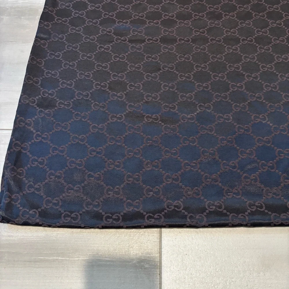 GUCCI Large Brown GG Monogram Draw String Dust Bag